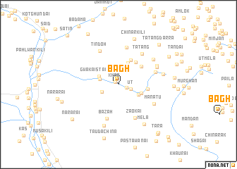 map of Bāgh