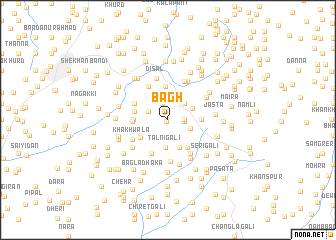 map of Bāgh