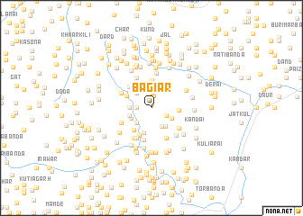 map of Bagiār