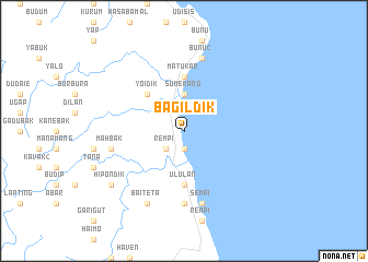 map of Bagildik