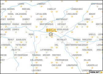 map of Bagil