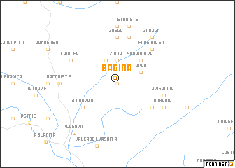 map of Bagina