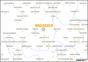 map of Bagíngarà