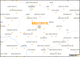 map of Bagitanya