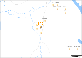 map of Bagi