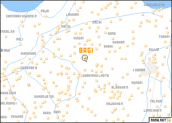 map of Bāgi