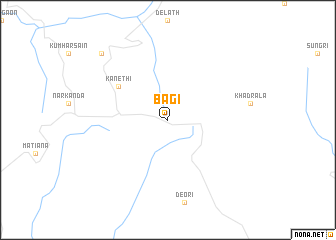 map of Bāgi