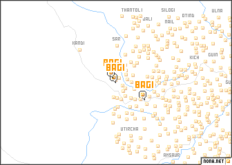 map of Bāgi