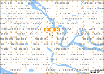 map of Bāgjuri