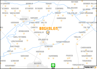 map of Bagkalen