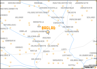 map of Baglad