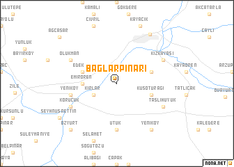 map of Bağlarpınarı