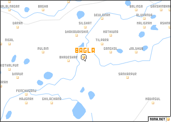 map of Bāgla