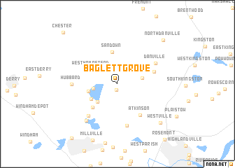 map of Baglett Grove