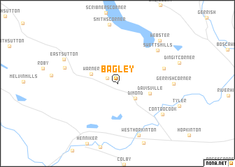 map of Bagley