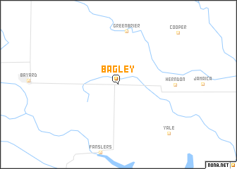 map of Bagley