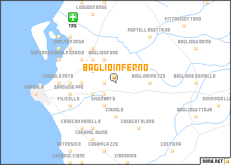 map of Baglio Inferno