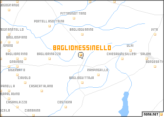 map of Baglio Messinello