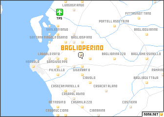 map of Baglio Perino