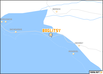 map of Baglitsy