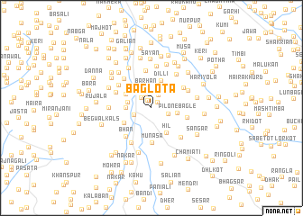 map of Baglota