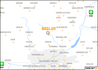 map of Bağlum