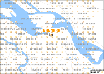 map of Bāgmāra