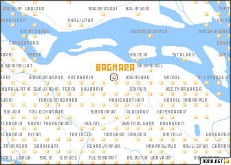 map of Bāgmāra