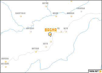 map of Bagma