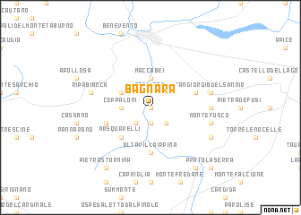 map of Bagnara