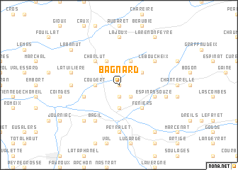 map of Bagnard