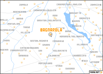 map of Bagnarola