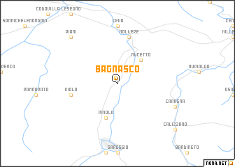 map of Bagnasco