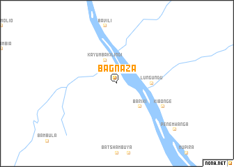 map of Bagnaza