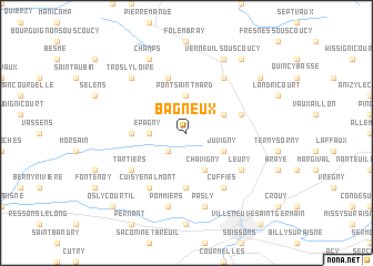 map of Bagneux