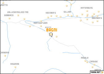 map of Bagni