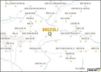 map of Bagnoli