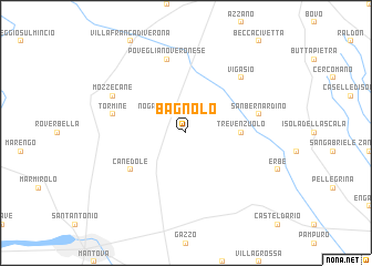 map of Bagnolo