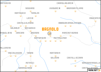 map of Bagnolo