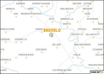 map of Bagnolo