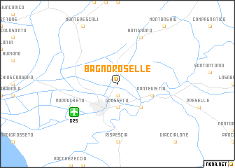 map of Bagno Roselle