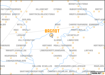 map of Bagnot