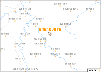 map of Bagnovate