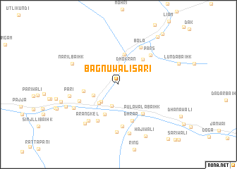 map of Bagnuwāli Sāri