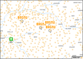 map of Bagnu