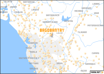 map of Bago Bantay