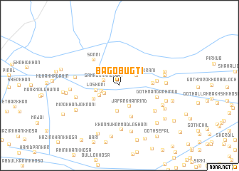 map of Bago Bugti