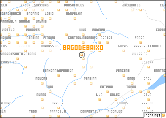 map of Bago de Baixo