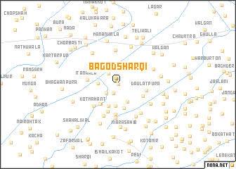 map of Bagod Sharqi