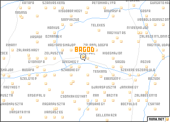 map of Bagod